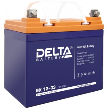 Аккумуляторная батарея Delta GX 12-33